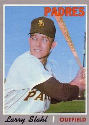 1970 Topps Baseball Cards      494     Larry Stahl
